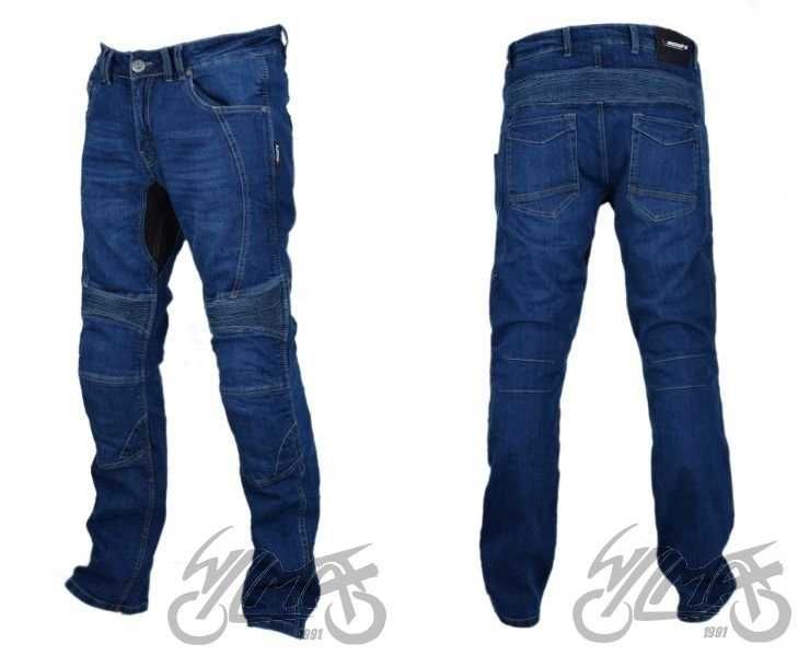 Spodnie na motor/skuter LEOSHI FASTER JEANS BLUE, z kevlarem, sklep