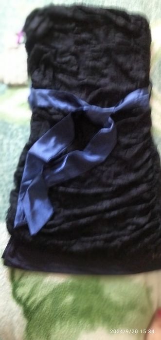 Платье  мини гипюр Производство Италия