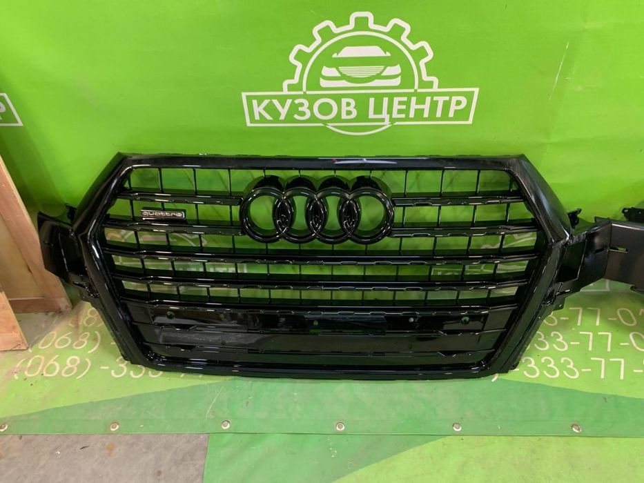 Решітка радіатора Audi Q7 2015-2019 4M решетка радиатора ауді кю7