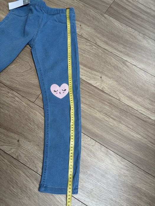 Nowe legginsy miekki jeans 140 sinsay