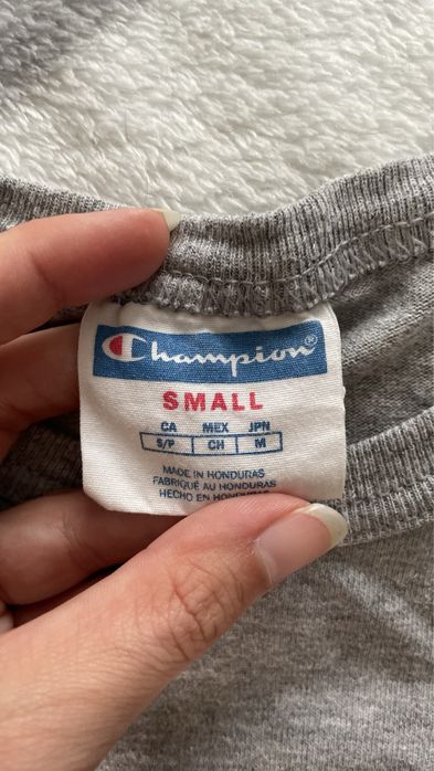 Szary tshirt koszulka champion S/36