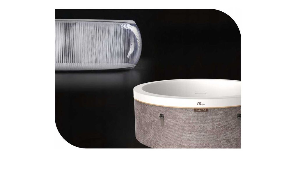 Jacuzzi Mspa Cocoon Sztywne 6 osobowe 850l Piankowe Ogrodowe Spa