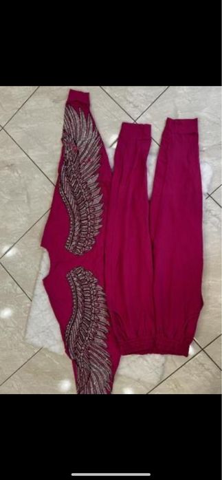 Розовый костюм S с крыльями sogo