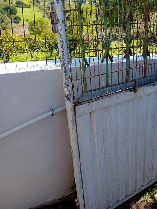 Portao em ferro de 3 folhas