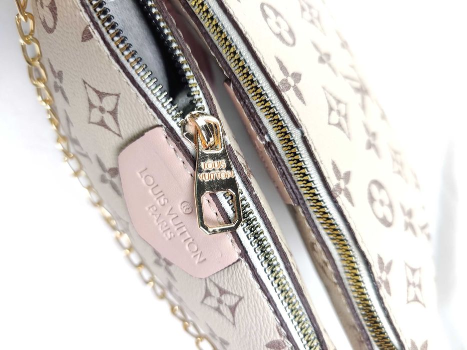 Torba 3 in 1 Louis Vuitton kremowa kremowa nowość hit