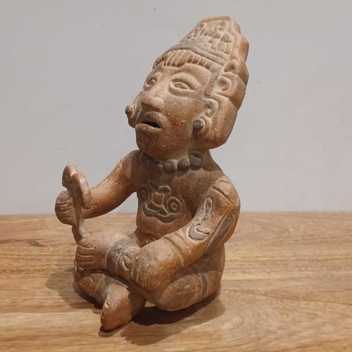 Escultura Estilo Pré-Colombiana - Terracota - Perú – 1983