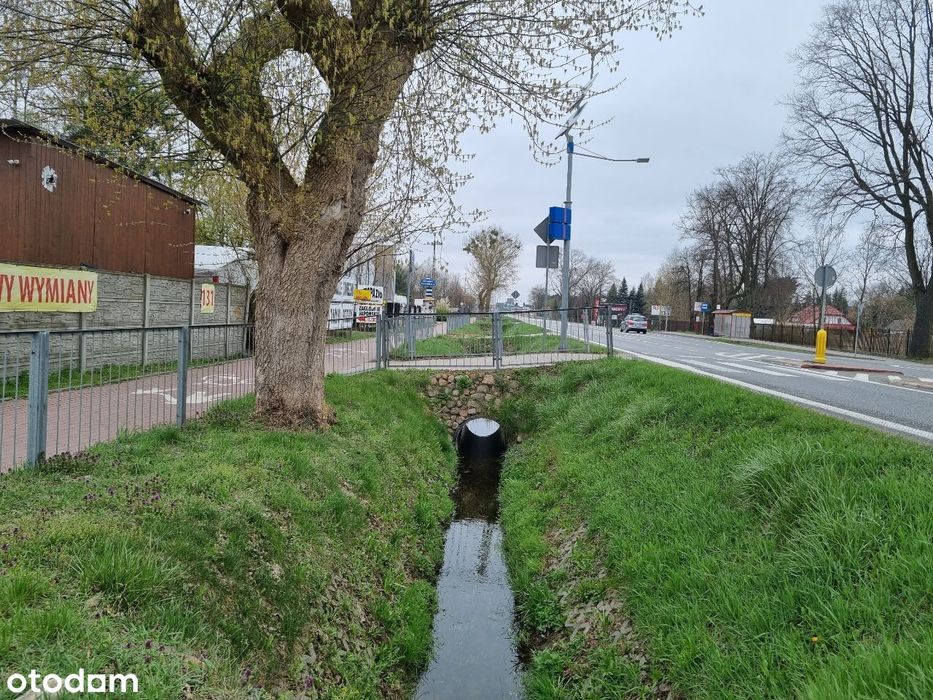 Działka usługowa Warszawa Zakręt Trakt Brzeski pierwsza linia zabudowy - Więcej