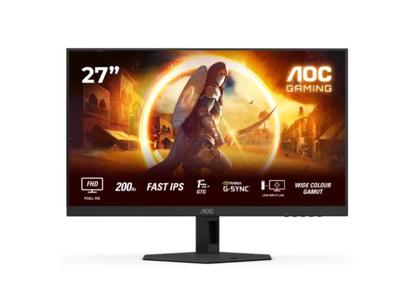 Monitor gamingowy 27 cali AOC 27G4HRE FHD Fast IPS 200Hz 0,5ms MPRT