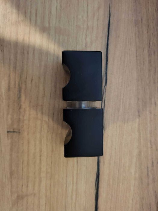 Uchwyty, gałki  czarne do kabiny prysznicowej, szyb prysznicowych