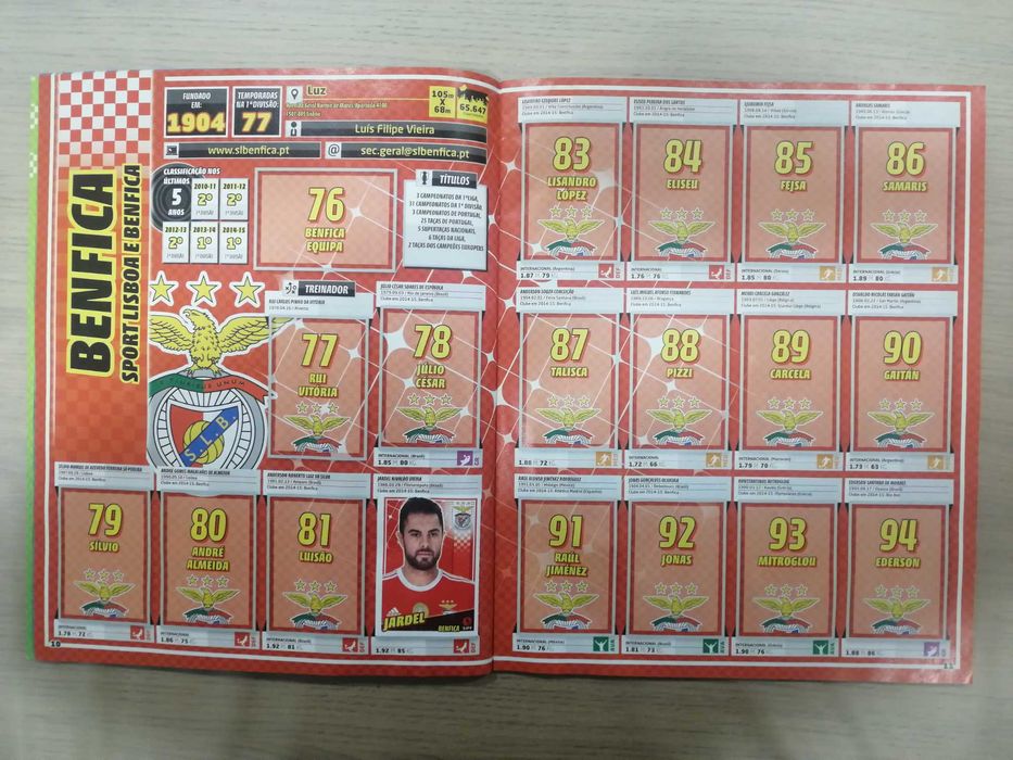 Caderneta Futebol 2015-16 - Panini [Incompleta]