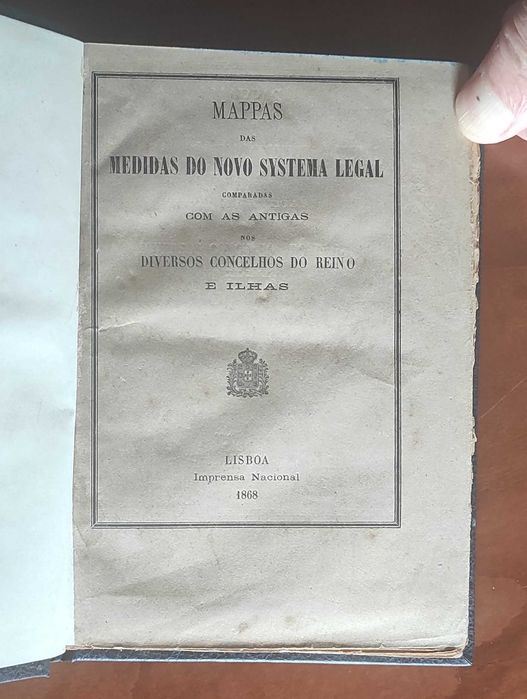 Pesos e Medidas. ( várias obras )