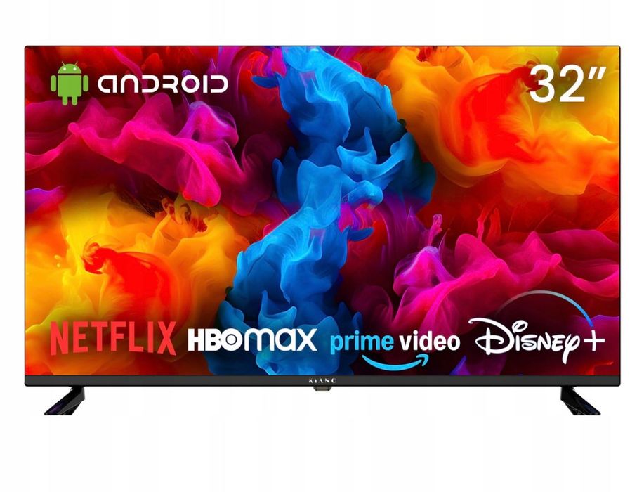 Telewizor bezramkowy LED direct Kiano KE32 Smart TV HD Ready czarny