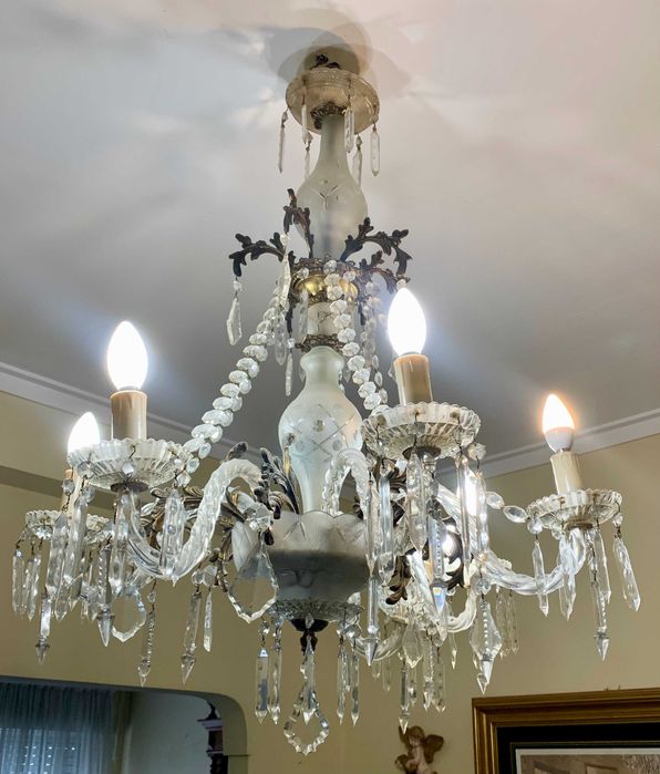 Lustres vintage de cristal