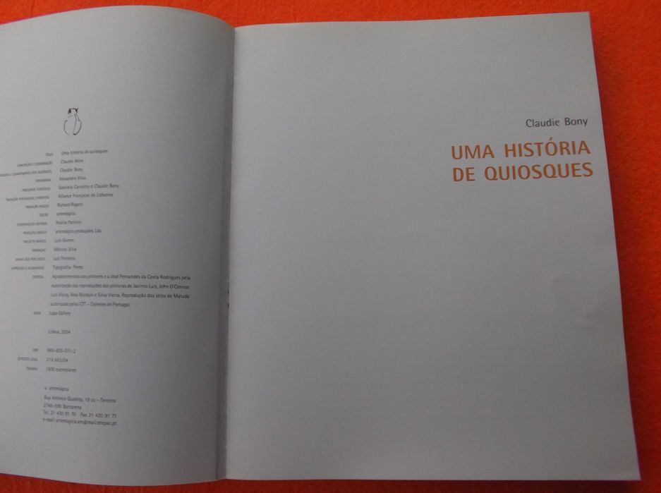 Uma História de Quiosques - Claudie Bony