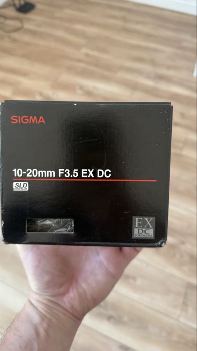 NOWY Obiektyw szerokokątny Sigma 10-20mm F3,5 EX DX HSM Nikon
