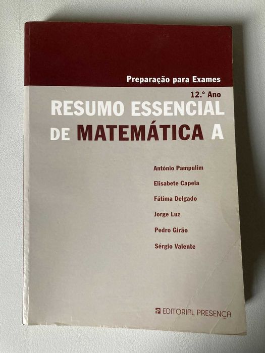 Resumo Essencial de Matemática A (12º Ano)