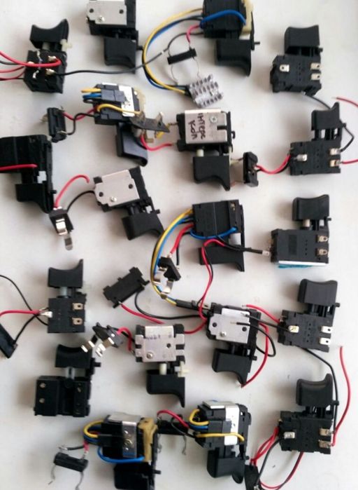 Кнопка  на болгарку вимикач дрелі шуруповерта перфоратора