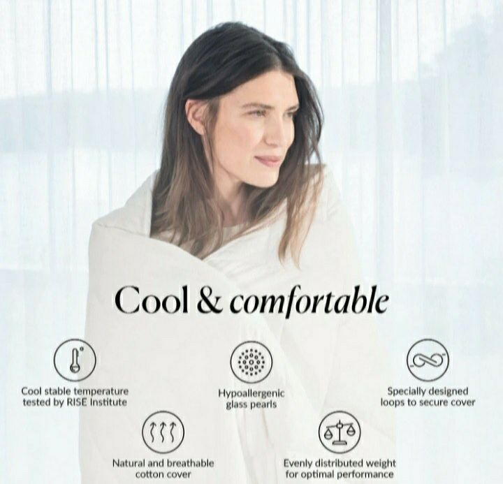 Kołdra obciążeniowa koc sensoryczny CURA 135-200 cm 11 kg