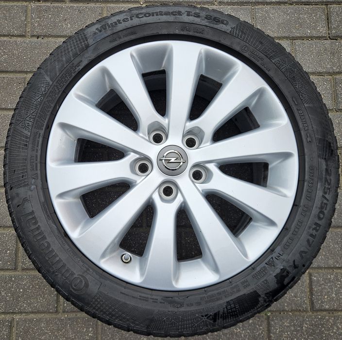 4x Felgi alu OPEL OE 7.0 x 17 5x115 ET44 Insignia Zafira Astra +TPMS [