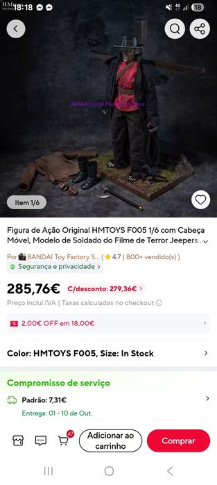 Boneco de coleção premiun