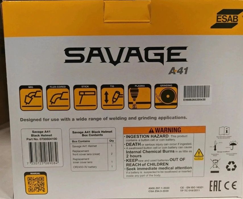 Maska Savage ESAB A41