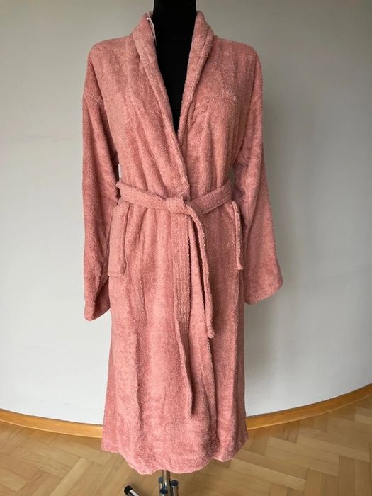 Szlafrok damski kąpielowy frotte -M/L
