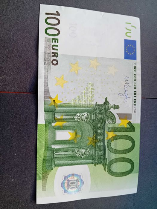 coleção notas 200,100,50,20,10,5€, novas de 2002