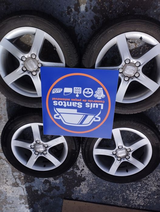 4 jantes liga leve especiais SEAT Leon furação 5x112