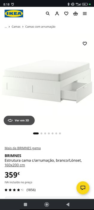 Cama BRIMNES 160x200