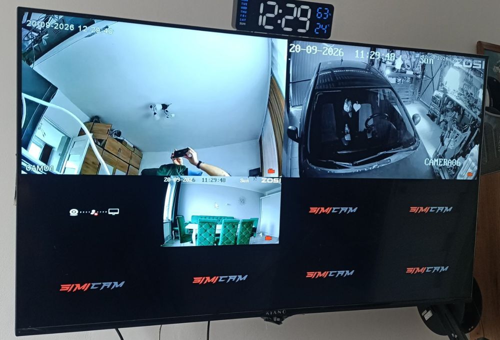 Rejestrator kamer ip Poe 4k simicam n8x04he