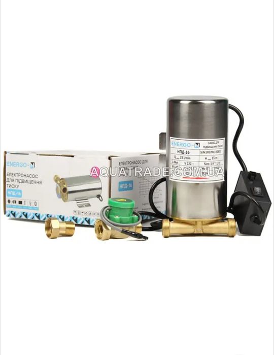 НПД-16  Потужний насос підвищення тиску. Мідна обмотка статора