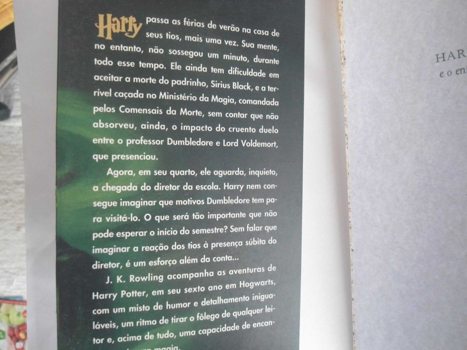 Harry Potter e o enigma do Príncipe - J K Rowling