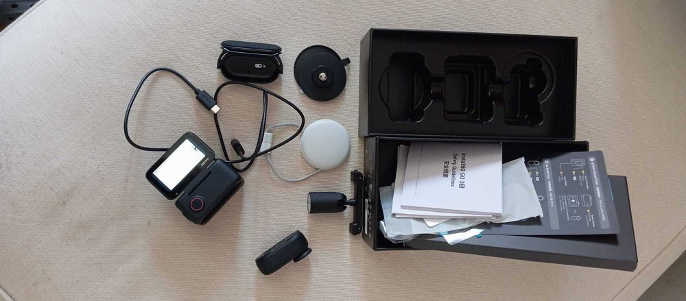 Action cam INSTA360 GO 3S 128GB PRETA 4K