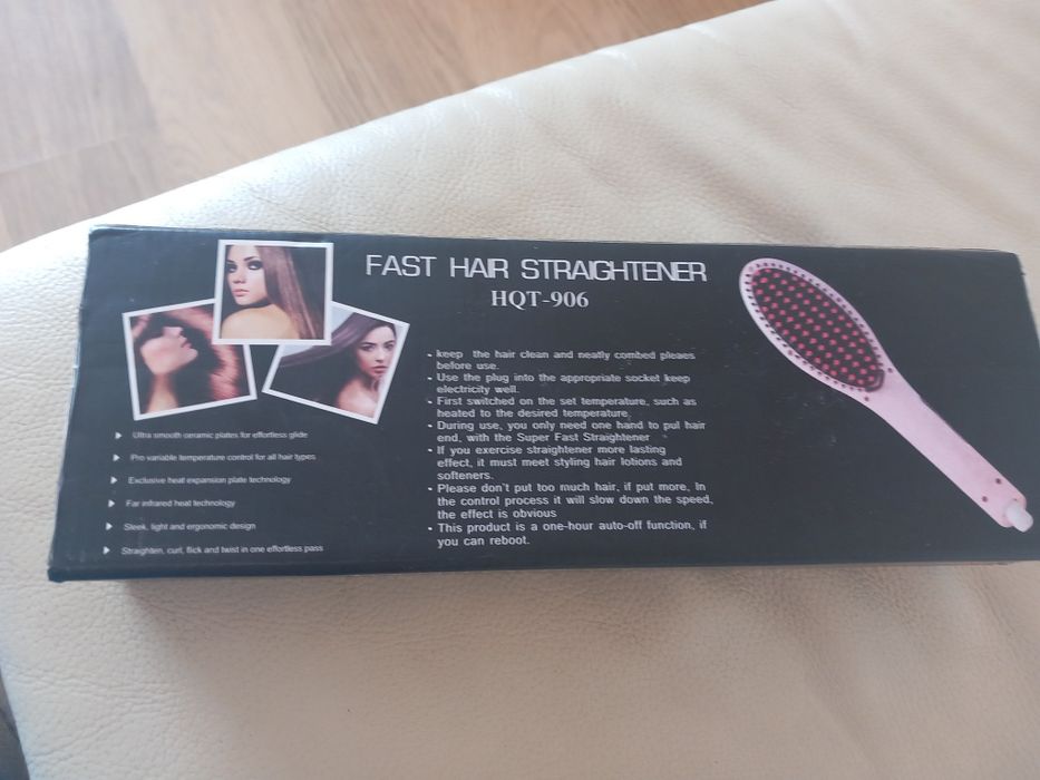 Alisador de cabelo Fast Hair Straightener usadaHQT-906
Escova elétrica
