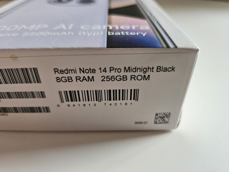 Xiaomi redmi note 14 pro 8/256 GB  Nowy.