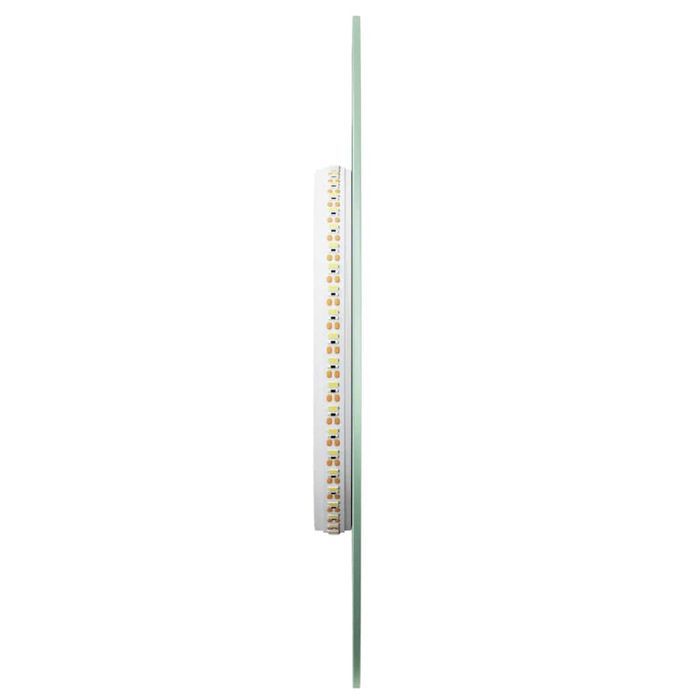 Lustro Łazienkowe Z Led, 60X25 Cm, Owalne