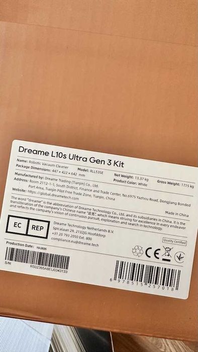 Aspirador robot Dreame L10s Ultra Gen 3 Kit