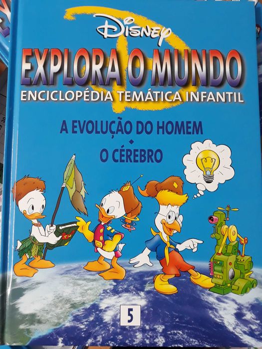 Coleção de livros da Disney "Explora o mundo"