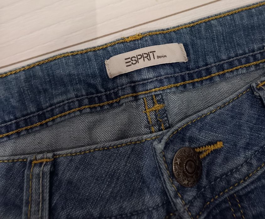ESPRIT spodnie rybaczki jeansowe r.44/46