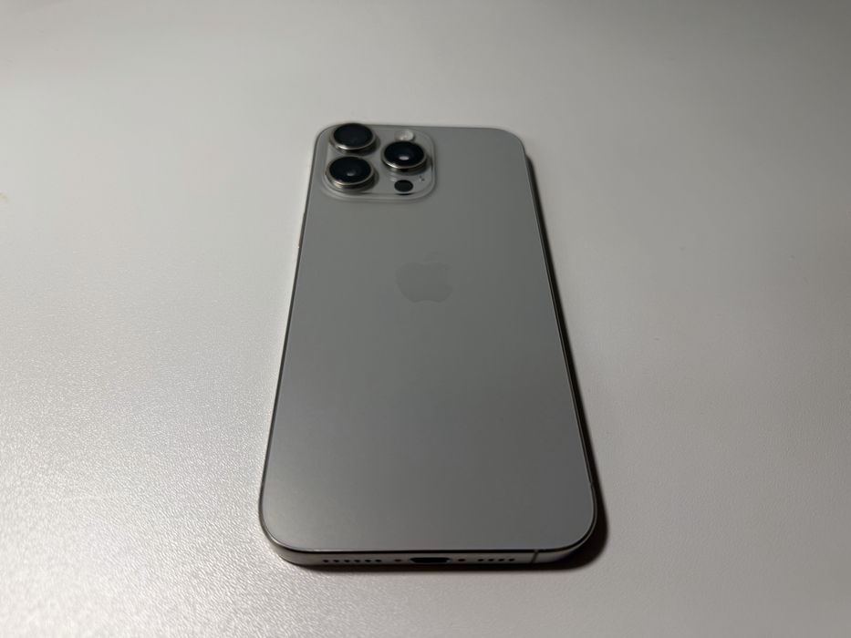 iPhone 15 pro max 512 GB/ Natural titaniu/ Bateria 87%/ Wrocław sklep