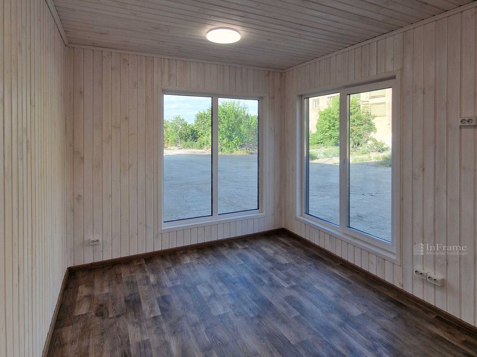 Модульний дачний будинок 6×3,2 • від Виробника