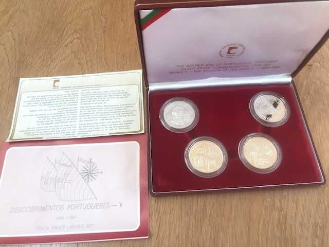 Colecção Moedas em Prata Descobrimentos Portugueses V - 1994