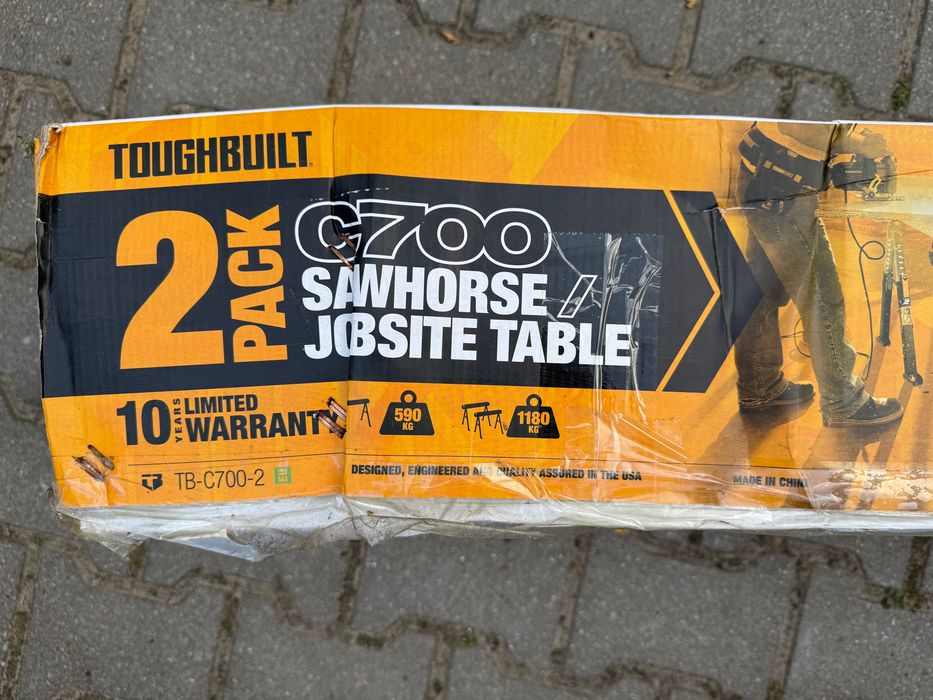 Zestaw 2 kozłów roboczych  C700 ToughBuilt TB-C700-2