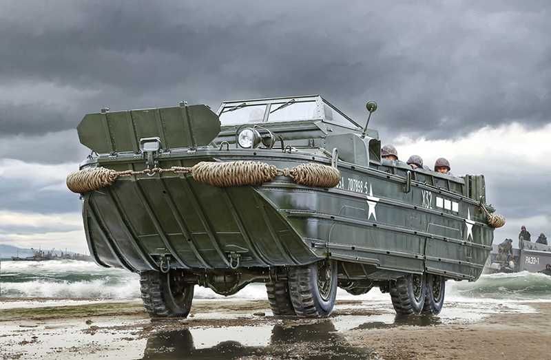 Kit , Modelismo , DUKW Anfibio , Italeri , escala 1:35