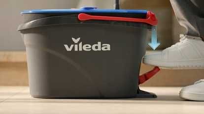 Vileda H2prO Obrotowy Mop Dwukomorowy Wiadro Pedał Nowy