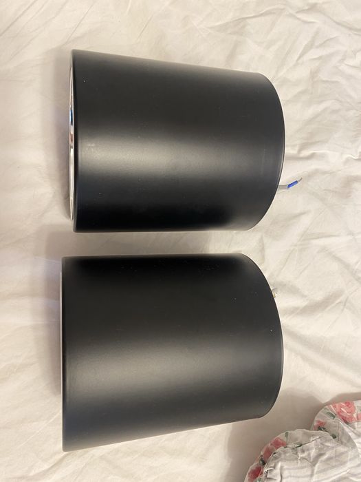 Lampy czarne sufitowe 3 szt