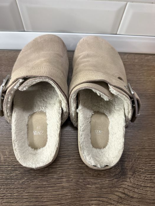 Zara клогі утеплені