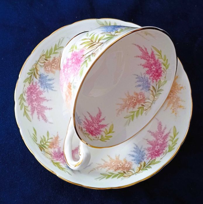 **DUO**filiżanka do herbaty porcelana Royal Chelsea 1945_1959