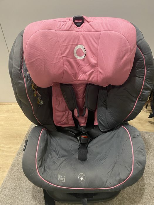 Cadeira Auto Criança Grupo 1/2/3 (9-36kg) Rosa e Cinza