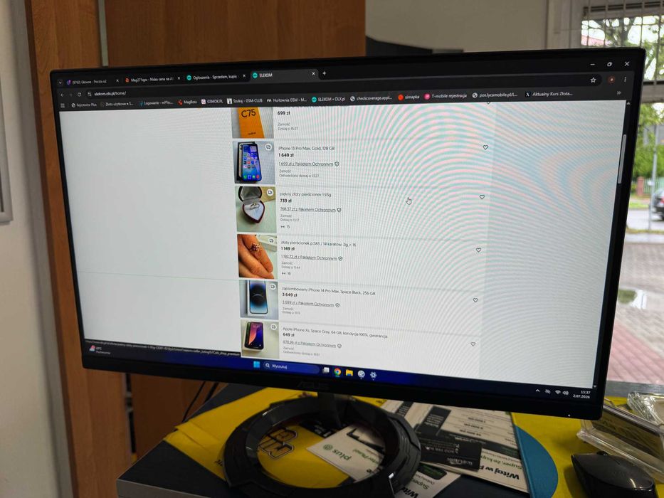 (23) monitor Gaming ASUS VG249Q3R, 180 Hz, opis